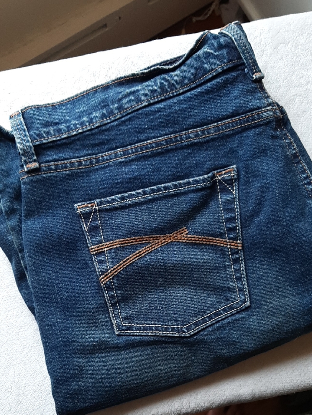 Levi's Dark Indigo Denim Skirt Sz 16 - Picture 3 of 3